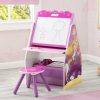 Delta Children Table & Chair Sets | Princess Activity Center - Easel Desk With Stool & Toy Organizer