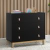 babyGap Dressers & Changing Tables | Babygap Legacy 3 Drawer Dresser With Leather Pulls