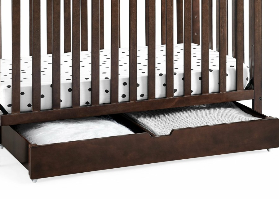 Delta Children Trundle Drawers | Under Crib Roll-Out Storage Trundle