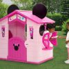 Delta Children Outdoor Playhouses | Minnie Mouse Plastic Indoor/Outdoor Playhouse With Easy Assembly