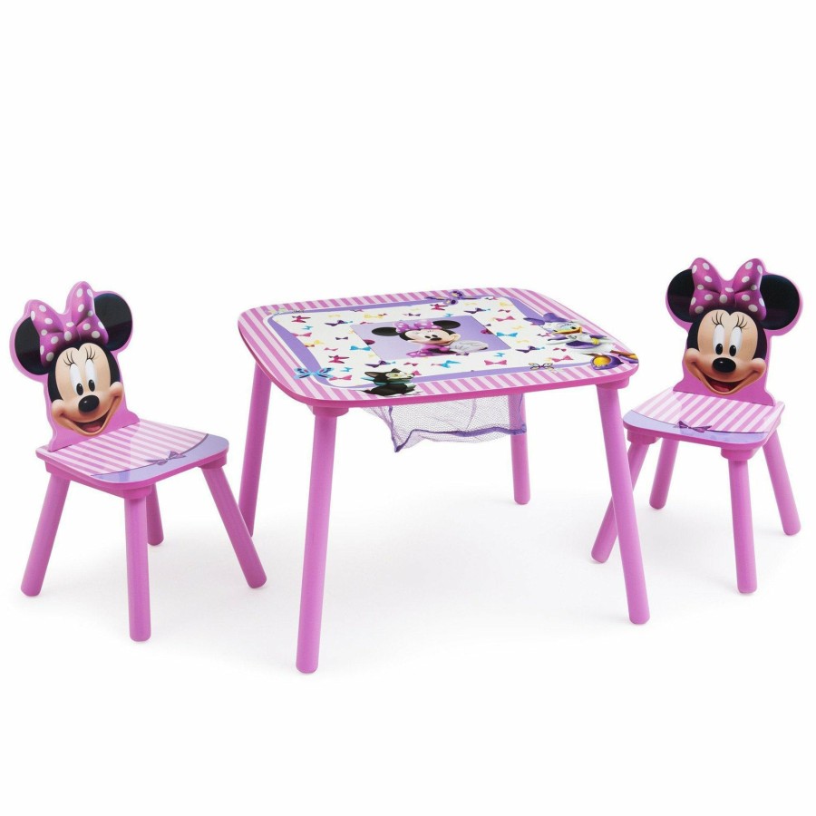 Delta Children Shop By Character | Minnie Mouse Table & Chair Set With Storage