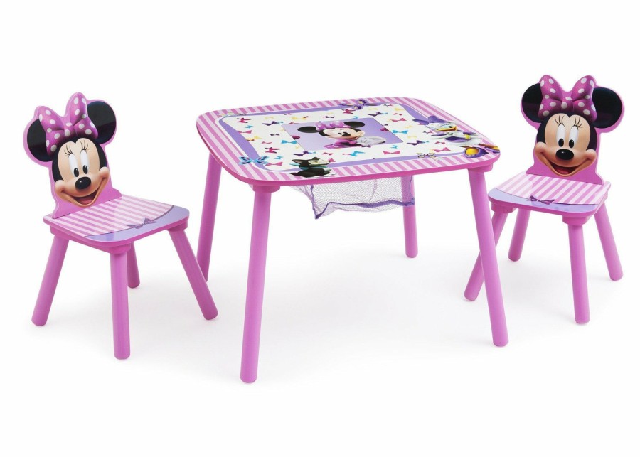 Delta Children Shop By Character | Minnie Mouse Table & Chair Set With Storage