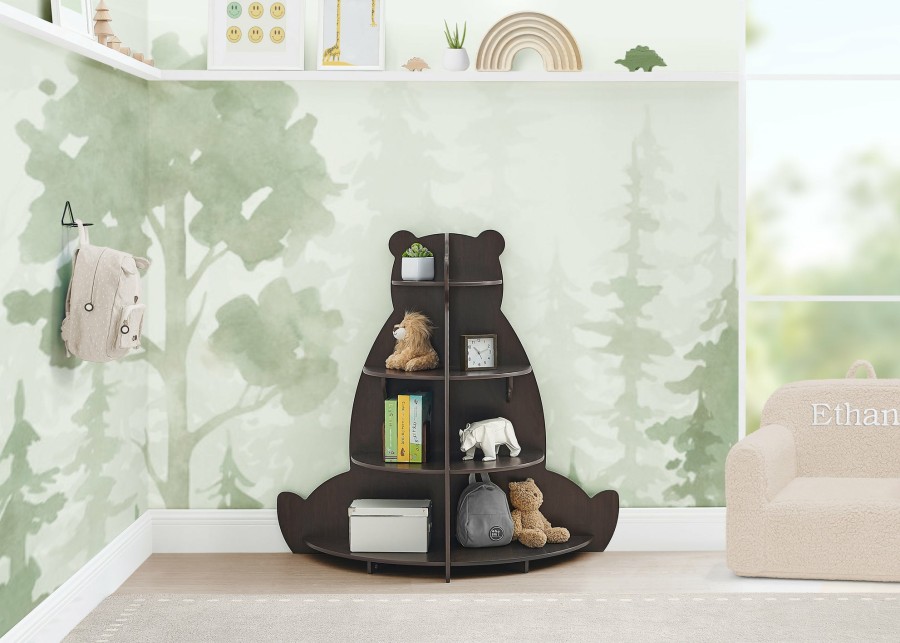 Delta Children Book & Toy Storage | Bear Bookcase