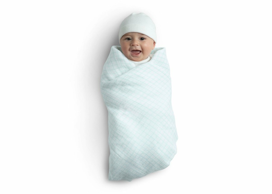 Delta Children Swaddles, Blankets & Sleep Sacks | 100% Cotton Muslin Baby Receiving Blankets - 4 Pack