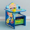 Delta Children Activity Desks | Cocomelon Chair Desk With Storage Bin