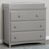 Delta Children Dressers & Changing Tables | Emerson 3 Drawer Dresser With Changing Top And Interlocking Drawers