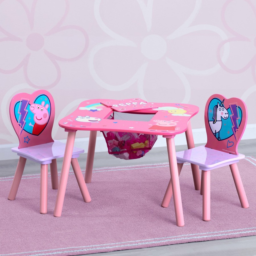 Delta Children Table & Chair Sets | Peppa Pig Table And Chair Set With Storage