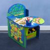 Delta Children Activity Desks | Teenage Mutant Ninja Turtles Chair Desk With Storage Bin