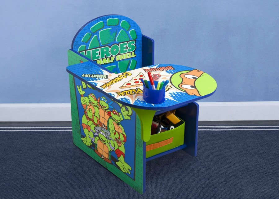 Delta Children Activity Desks | Teenage Mutant Ninja Turtles Chair Desk With Storage Bin