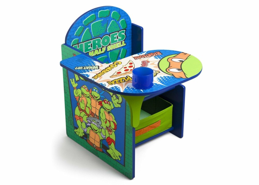 Delta Children Activity Desks | Teenage Mutant Ninja Turtles Chair Desk With Storage Bin