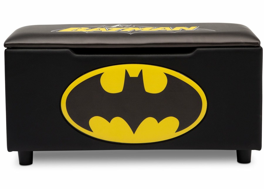 Delta Children Shop By Character | Batman Upholstered Storage Bench For Kids