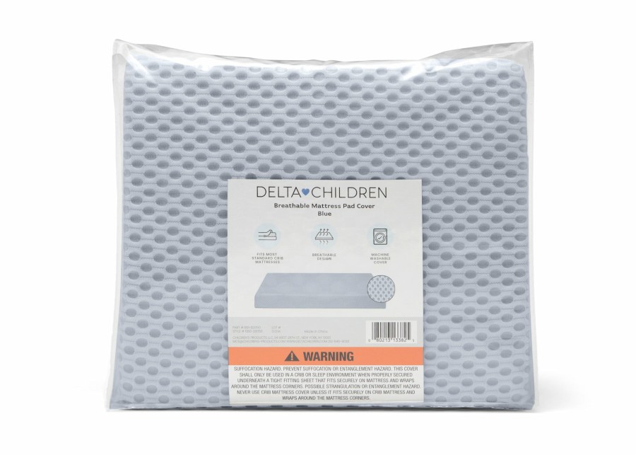 Delta Children Sheets & Mattress Covers | 100% Breathable Crib Mattress Pad Cover