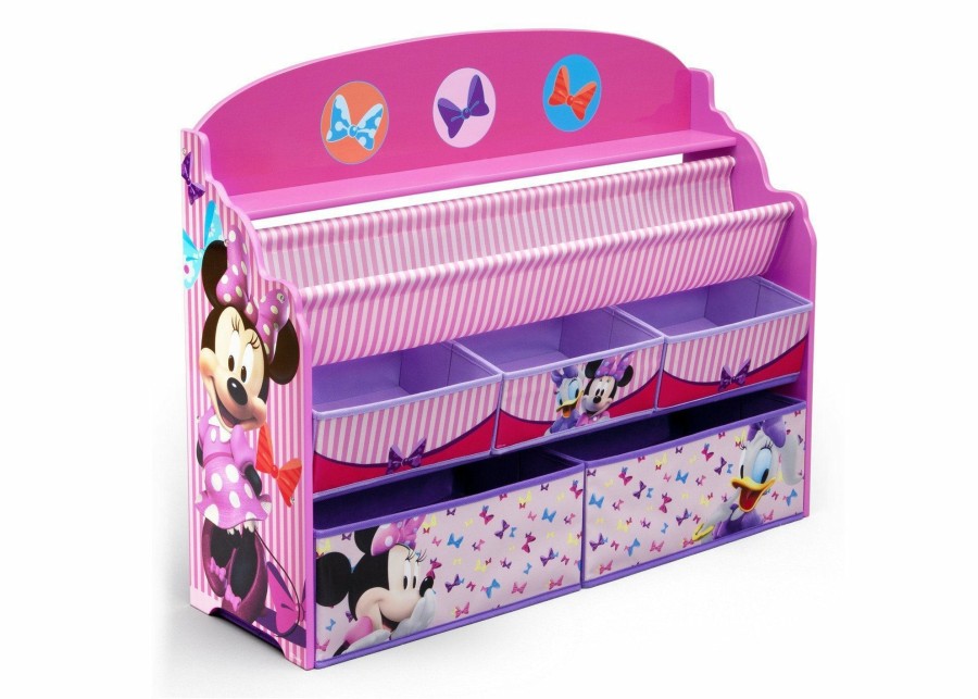 Delta Children Shop By Character | Minnie Mouse Deluxe Book & Toy Organizer