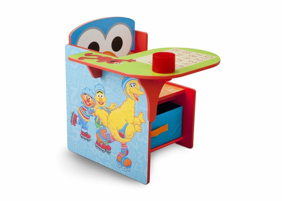 Delta Children Activity Desks | Sesame Street Chair Desk With Storage Bin