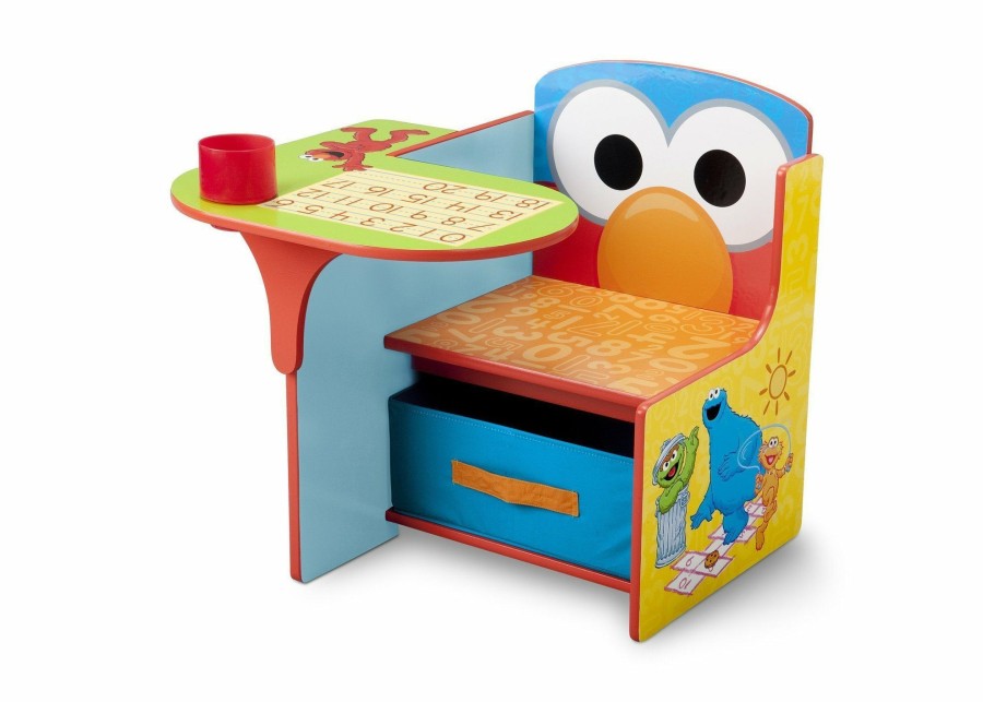 Delta Children Activity Desks | Sesame Street Chair Desk With Storage Bin