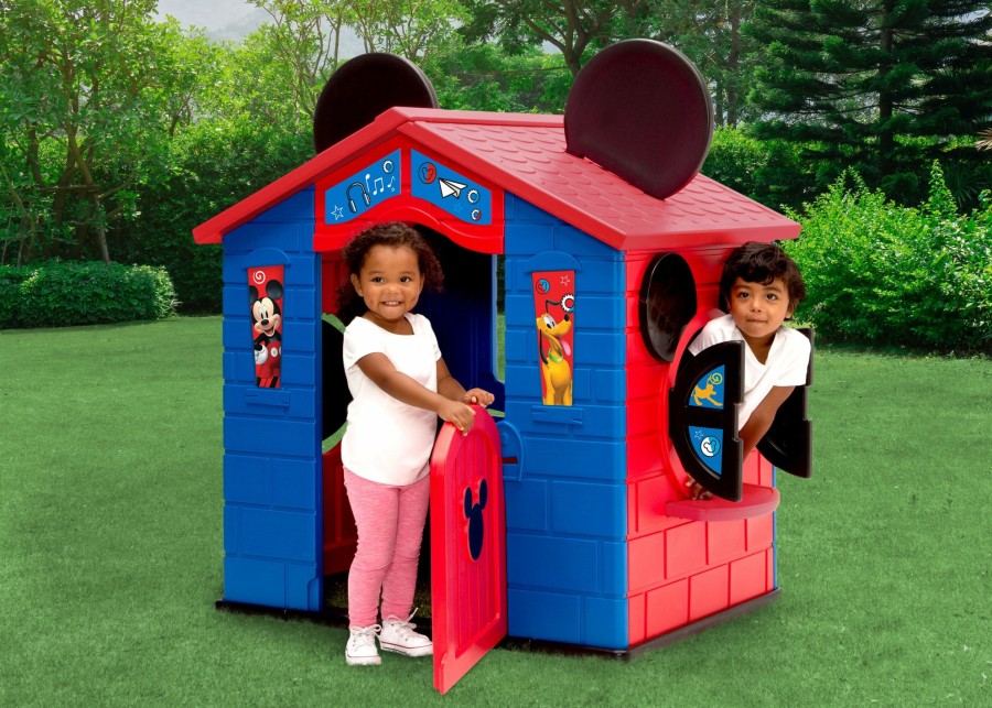 Delta Children Outdoor | Mickey Mouse Plastic Indoor/Outdoor Playhouse With Easy Assembly