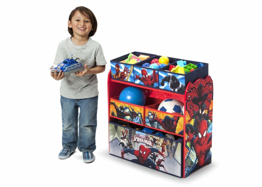 Delta Children Storage | Spider-Man Multi-Bin Toy Organizer