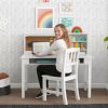 Delta Children Table & Chair Sets | Kids' Wood Desk With Hutch And Chair