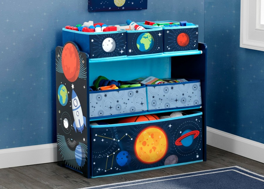 Delta Children Book & Toy Storage | Space Adventures Design And Store Toy Organizer